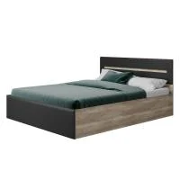 Кровать Наоми КР-11 1,6 дуб каньон/графит