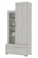 Стеллаж Гранд 01 дуб крафт белый