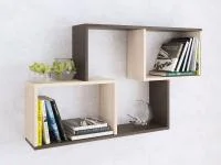 Полка навесная ПН-3 венге/дуб молочный Полка навесная ПН-3 венге/дуб молочный