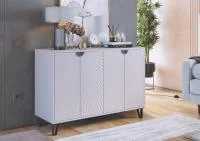 Комод Солана белый/белый софт