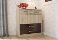 Комод Румба 4-4424 дуб сонома/венге