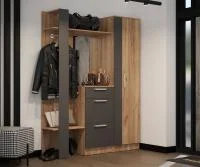 Прихожая Мартина дуб крафт/графит