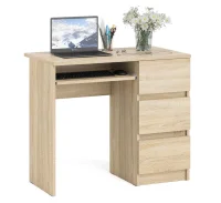 Стол компьютерный три ящика МС-6 дуб сонома (правый)