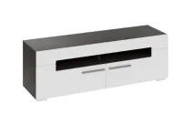 Тумба для ТВ Фьюжн венге/белый глянец