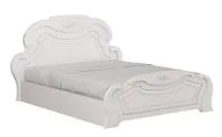 Кровать Александрина 1,6 белый глянец