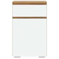 Тумба Гретта 1С1Я дуб крафт золотой/белый