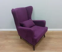 Кресло Томас баклажан (велюр)