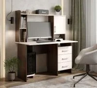 Стол компьютерный №5 венге/дуб молочный