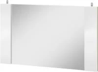 Зеркало Ким дуб сонома/белый глянец