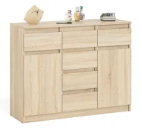 Комод с ящиками и дверками МК 1200.4 дуб сонома