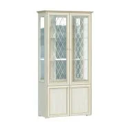 Шкаф-стекло Парма сандал светлый