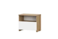 Тумба прикроватная Некст-1 дуб золотой/белый