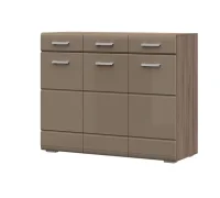 Комод Симба ясень шимо темный/кофе с молоком