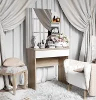 Стол туалетный Майя дуб сонома/ясень белый