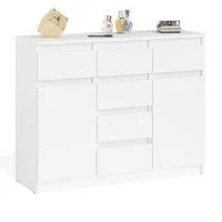 Комод с ящиками и дверками МК 1200.4 белый