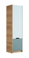 Шкаф Rich ШК-001 дуб крафт золотой/кенди/сумеречный голубой
