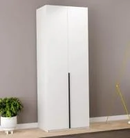 Шкаф 2-х дверный Чарльз №22 белое дерево