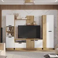 Гостиная Мишель тип 2 ГС-01 крафт/белый