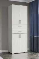 Шкаф Соло-5 (Нельсон ШК-05) дуб крафт белый