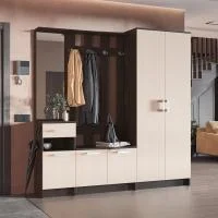 Модульная прихожая Машенька 1.8 венге/дуб белфорт