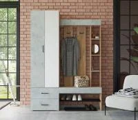 Прихожая Домино дуб крафт золотой/бетон