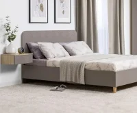 Кровать с подъемным механизмом Амьен 11.44 плейн/веллюто капучино