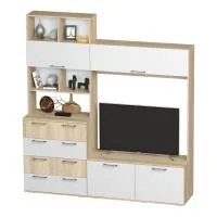 Центральная секция Белладжио ЦС-03 сонома/белый