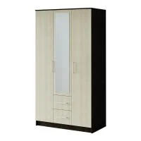 Шкаф 3-х створчатый Фиеста венге/лоредо