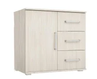 Комод Белла 3 ящ 1 дверь сандал светлый