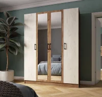 Шкаф Вегас 1600 дуб крафт табачный/дуб крафт белый