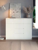 Комод Мори МК 1200.4 белый