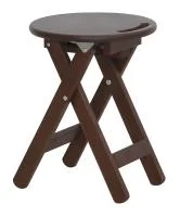Табурет складной с ручкой орех