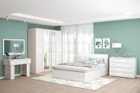 Спальня Кэт-4 набор 7 бодега/caiman белый