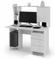 Стол компьютерный №5 ясень анкор светлый