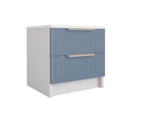 Тумба Лавис ТД 400.1 белый/лазурь софт