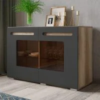 Комод Наоми КМ-10 дуб каньон/графит