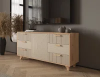 Комод Ньерд 1500 дуб вотан/ива пепельная