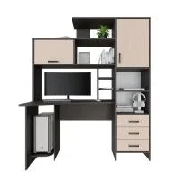 Стол компьютерный №6 венге/дуб млечный