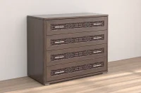 Комод 4 ящика Кэт-4 венге/caiman темный