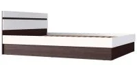 Кровать Ким 1,6 венге/белый глянец