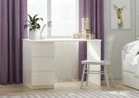 Стол письменный Кастор 3 ящика 116х65 белый