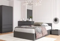 Спальный гарнитур Мори графит