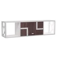 Полка навесная Омега-16 №1 ясень анкор темный/ясень анкор светлый