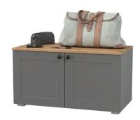 Тумба Остин 13.257 серый графит/дуб крафт золотой