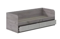 Кровать Соната 0,8 дуб крафт серый/дуб крафт белый