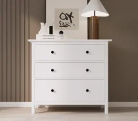 Комод 3 ящика Кымор белый