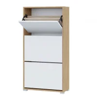 Обувница Домино XL дуб крафт золотой/белый Обувница Домино XL дуб крафт золотой/белый