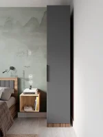 Шкаф Роза 450 орех франклин/графит скин ройс