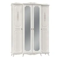 Шкаф для одежды Кантри 06.116 вудлайн кремовый/сандал белый