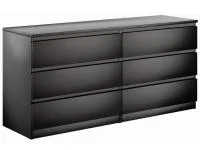 Комод Мальта 6 ящиков венге